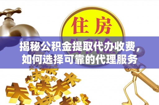 四湖揭秘公积金提取代办收费，如何选择可靠的代理服务